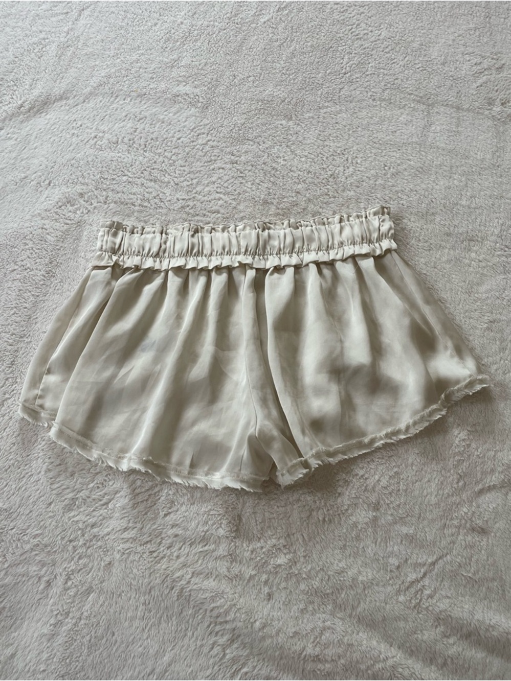 Intimately Free People Like Honey Satin PJ Shorts Size M Clean Girl Cozy Lounge - Picture 5 of 10
